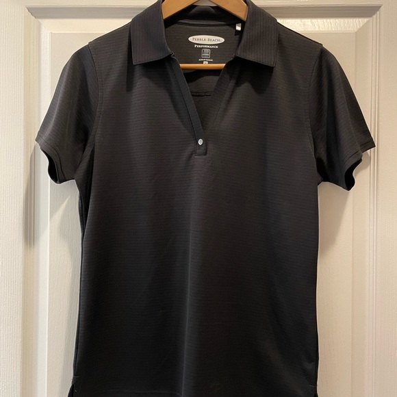 Pebble Beach Tops - Golf shirt pebble beach black